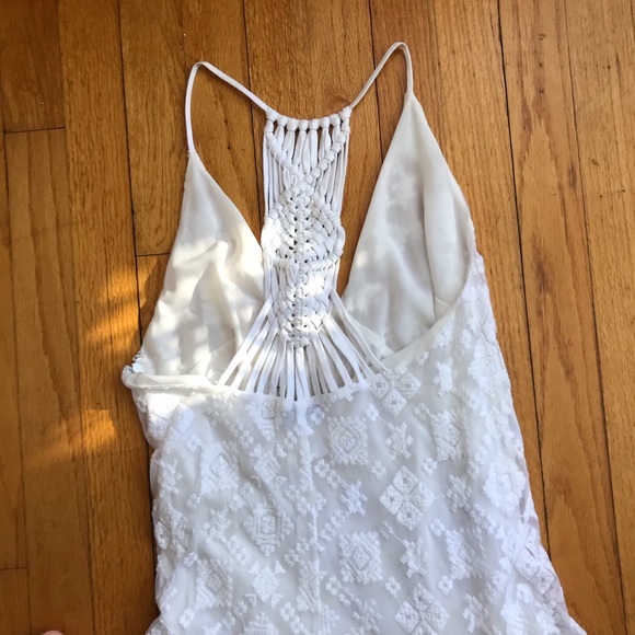 REBECCA MINKOFF Falcon White Lace Dress SZ 2 - Picture 5 of 11